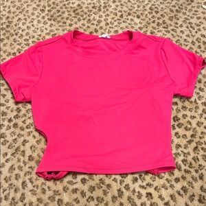Women's Pink Crop Top